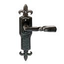 Black Iron Mortise Twist Door Handle