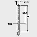 Inductive Cylindrical Direct Current Sensors