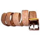 Fashionable Leather Belt with Metal Buckle