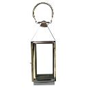 Nickel Plated Iron Lantern