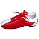 Red And White Coloured Sports Shoe