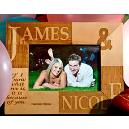 Laser Engraved Wooden Photo Frame