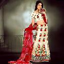 Floral Embroidered Fish Cut Lehenga