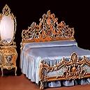 Antique Designed Wooden Bed