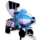 Pneumatic Wheels Mounted Mobile Batch Mixer