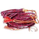 Natural Ruby Beaded Necklace