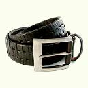 Black/ Brown Coloured Leather Belt