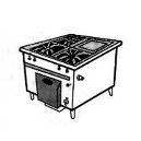 Three- Burner Gas Powered Oven