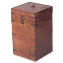 Wooden Box With Lockable Lid