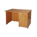 Multiple-Drawer Wooden Office Table