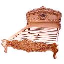 Hand Carved Wooden Bed