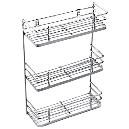 Spice Storage Rack With Three Shelves