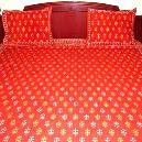 Colourful Printed Khadi Bed Sheets