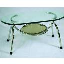 Oval Shaped Stainless Steel Centre Table