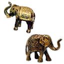 Brass Made Elephant Sculpture