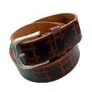 Dark Brown Leather Belt