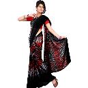 Black And Red Coloured Saree