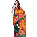 Floral Designed Georgette Saree