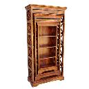 Intricately Designed Wooden Book Shelf