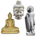 Intricately Designed Buddha Statues