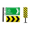 Colourful Reflective Sign Boards