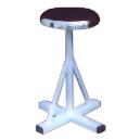 Revolving Stool With Stainless Steel Top