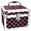 Brown Checkered Jewellery Box