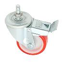 Trolley Wheels/ Stainless Steel Light Duty Pressed Castors