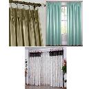 Cotton Fabric Fleeted Curtains