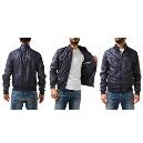 Leather Made Blue Coloured Jacket