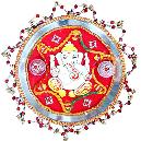 Light Weight Decorated Pooja Thali