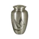 Glossy Finished Alloy Urn