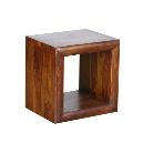 Square Shaped Wooden Storage Shelf