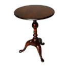 Three Legs Round Wooden Table