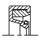 Single Acting Rotary Shaft Seal