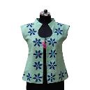 Floral Designed Sleeveless Ladies Jacket