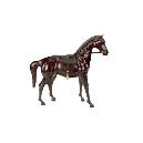 Leather Made Horse Statue