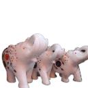 Fine Polished Elephant Statue Set