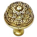 Intricately Designed Brass Cabinet Knob