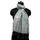 White Coloured Cotton Made Scarf