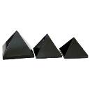 Black Agate Made Pyramids