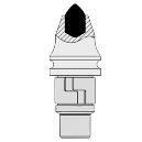 Round Shank Type Chisel