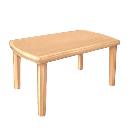 Rectangular Shaped Plastic Moulded Table