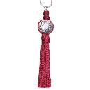 Pink Coloured Key-Ring Beads Tassels