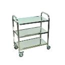 Castor Mounted Stainless Steel Trolley