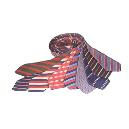 Stripe Designed Smooth Finished Ties