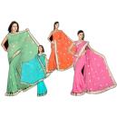 Designer Saree With Wide Border