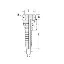 Hydraulic Female Fitting With 60 Degree Cone