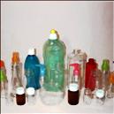 Colourful Polyethylene Terephthalate Bottles