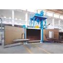 Double Door Type Swing Table Shot Blasting Machine